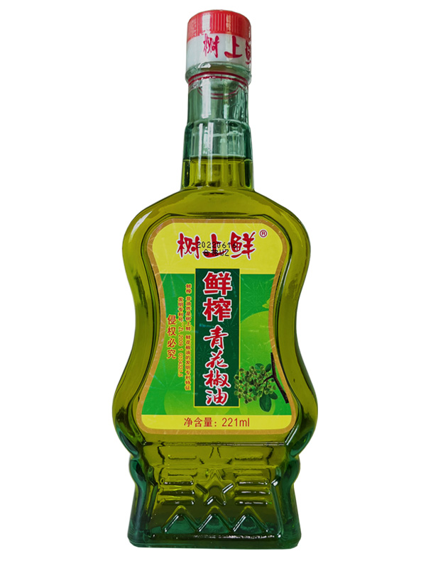 樹(shù)上鮮特麻花椒油221ml